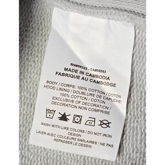 Jordan Size 2XL Men's Gray Union Bephies Beauty Supply Hoodie - Picture 3 of 11